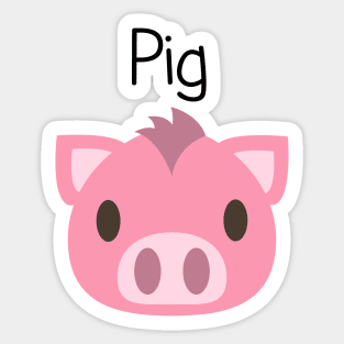 Piggly Pig Sticker